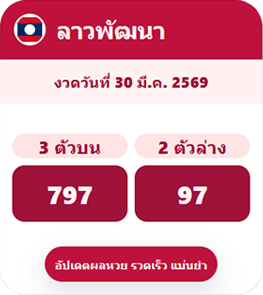 ตัวอย่างการ์ดหวยลาว